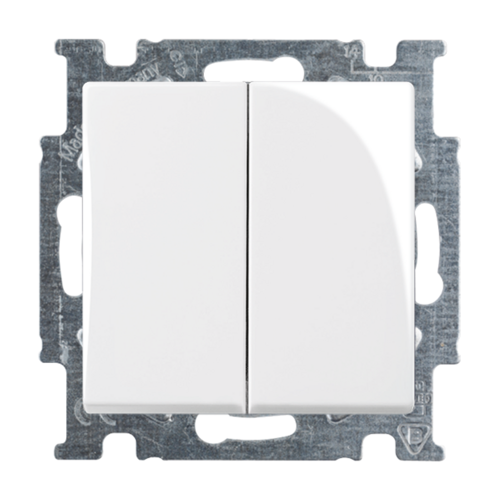 BASIC55 2-GANG 1-WAY SWITCH